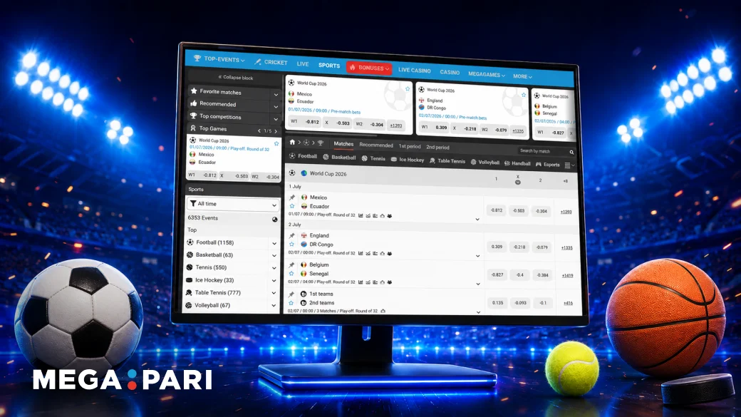 Sports Betting on MegaPari - MegaPari India